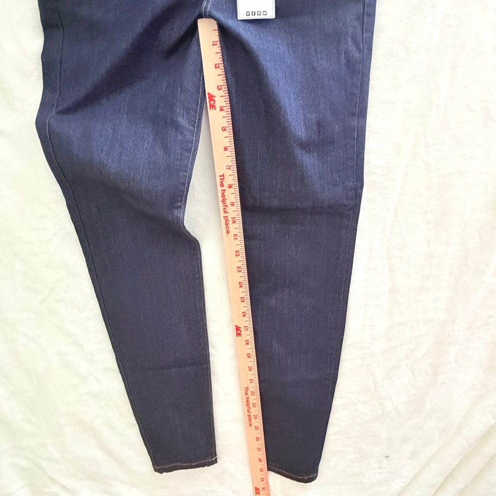 Judy Blue Skinny Jeans Womens 7/28 Dark Blue NEW Midrise Rayon Blend 8376 - Picture 6 of 9